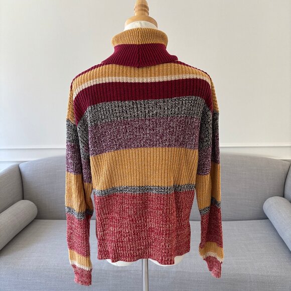 Urban Outfitters Knit Colour Block Turtleneck Sweater - Size XS - Picture 3 of 3